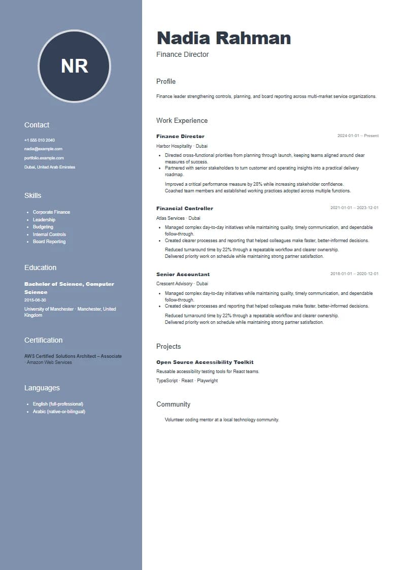 Charcoal Portrait resume template preview